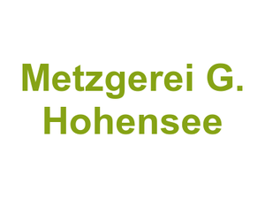 Metzgerei G. Hohensee Logo