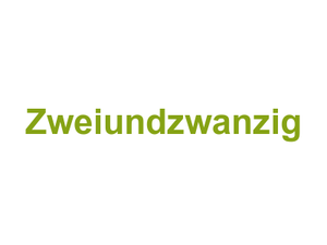 Zweiundzwanzig Logo