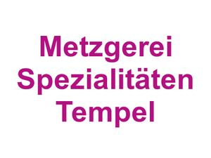 Metzgerei Spezialitäten Tempel Logo