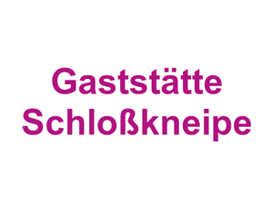 Gaststätte Schloßkneipe Logo