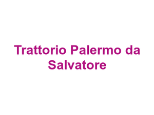 Trattorio Palermo da Salvatore Logo