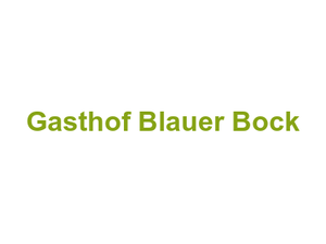 Gasthof Blauer Bock Logo