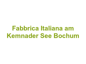 Fabbrica Italiana am Kemnader See Bochum Logo