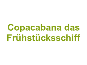 Copacabana das Frühstücksschiff Logo
