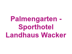 Palmengarten - Sporthotel Landhaus Wacker Logo