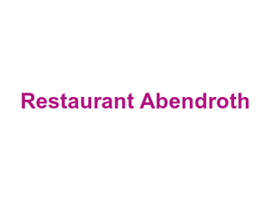 Restaurant Abendroth Logo
