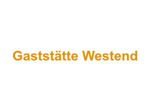 Gaststätte Westend Logo