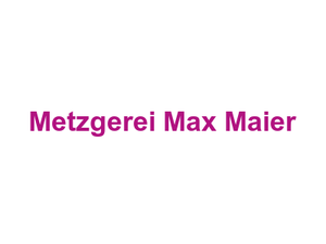 Metzgerei Max Maier Logo
