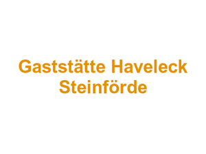 Gaststätte Haveleck Steinförde Logo