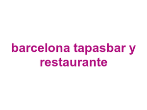 barcelona tapasbar y restaurante Logo
