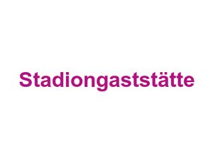 Stadiongaststätte Logo