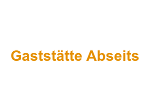 Gaststätte Abseits Logo
