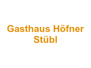 Gasthaus Höfner Stübl Logo