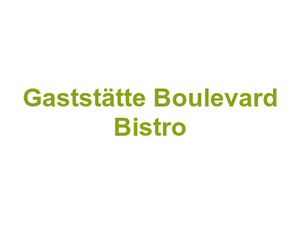 Gaststätte Boulevard Bistro Logo