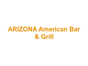 ARIZONA American Bar & Grill Logo