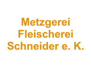 Metzgerei Fleischerei Schneider e. K. Logo