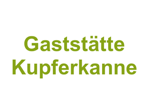 Gaststätte Kupferkanne Logo