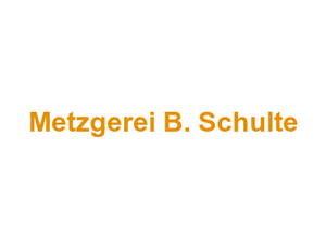 Metzgerei B. Schulte Logo