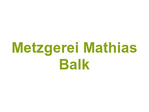 Metzgerei Mathias Balk Logo