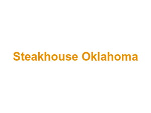 Steakhouse Oklahoma Logo