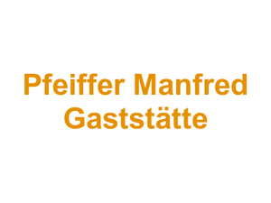 Pfeiffer Manfred Gaststätte Logo