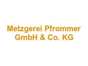 Metzgerei Pfrommer GmbH & Co. KG Logo