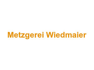 Metzgerei Wiedmaier Logo