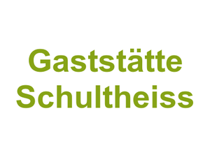 Gaststätte "Schultheiss" Logo