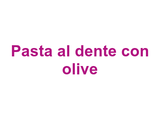 Pasta al dente con olive Logo