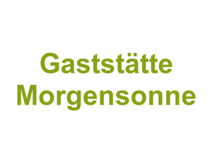 Gaststätte "Morgensonne" Logo