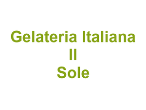Gelateria Italiana Il Sole Logo