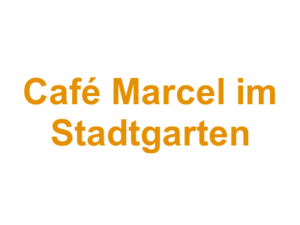 Café Marcel im Stadtgarten Logo