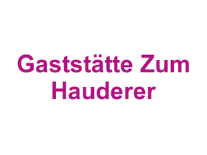 Gaststätte Zum Hauderer Logo