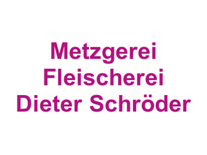 Metzgerei Fleischerei Dieter Schröder Logo