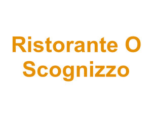 Ristorante O Scognizzo Logo