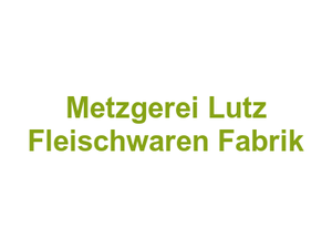 Metzgerei Lutz Fleischwaren Fabrik Logo