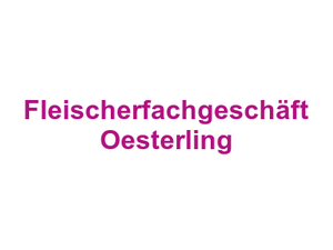 Metzgerei Fleischerfachgeschäft Oesterling Logo