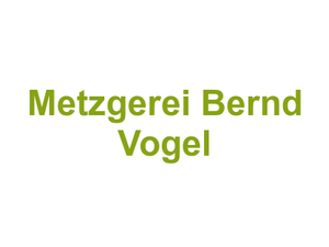 Metzgerei Bernd Vogel Logo