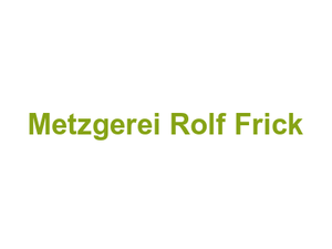 Metzgerei Rolf Frick Logo