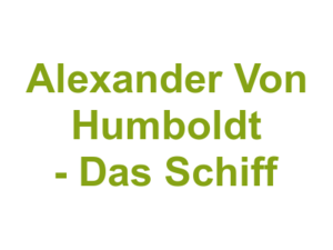 Alexander Von Humboldt - Das Schiff Logo