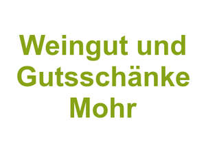 Weingut und Gutsschänke Mohr Logo