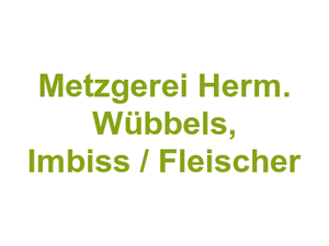 Metzgerei Herm. Wübbels, Imbiss / Fleischer Logo