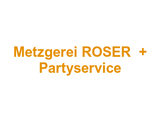 Metzgerei ROSER  + Partyservice Logo