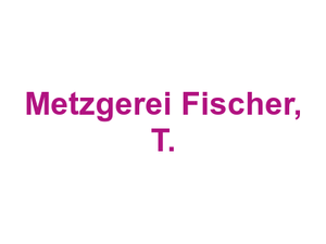 Metzgerei Fischer, T. Logo