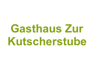 Gasthaus Zur Kutscherstube Logo