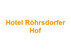 Hotel Röhrsdorfer Hof Logo