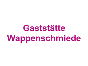 Gaststätte Wappenschmiede Logo