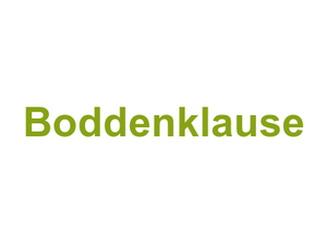 Boddenklause Logo