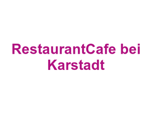 RestaurantCafe bei Karstadt Logo