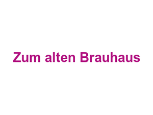 Zum alten Brauhaus Logo